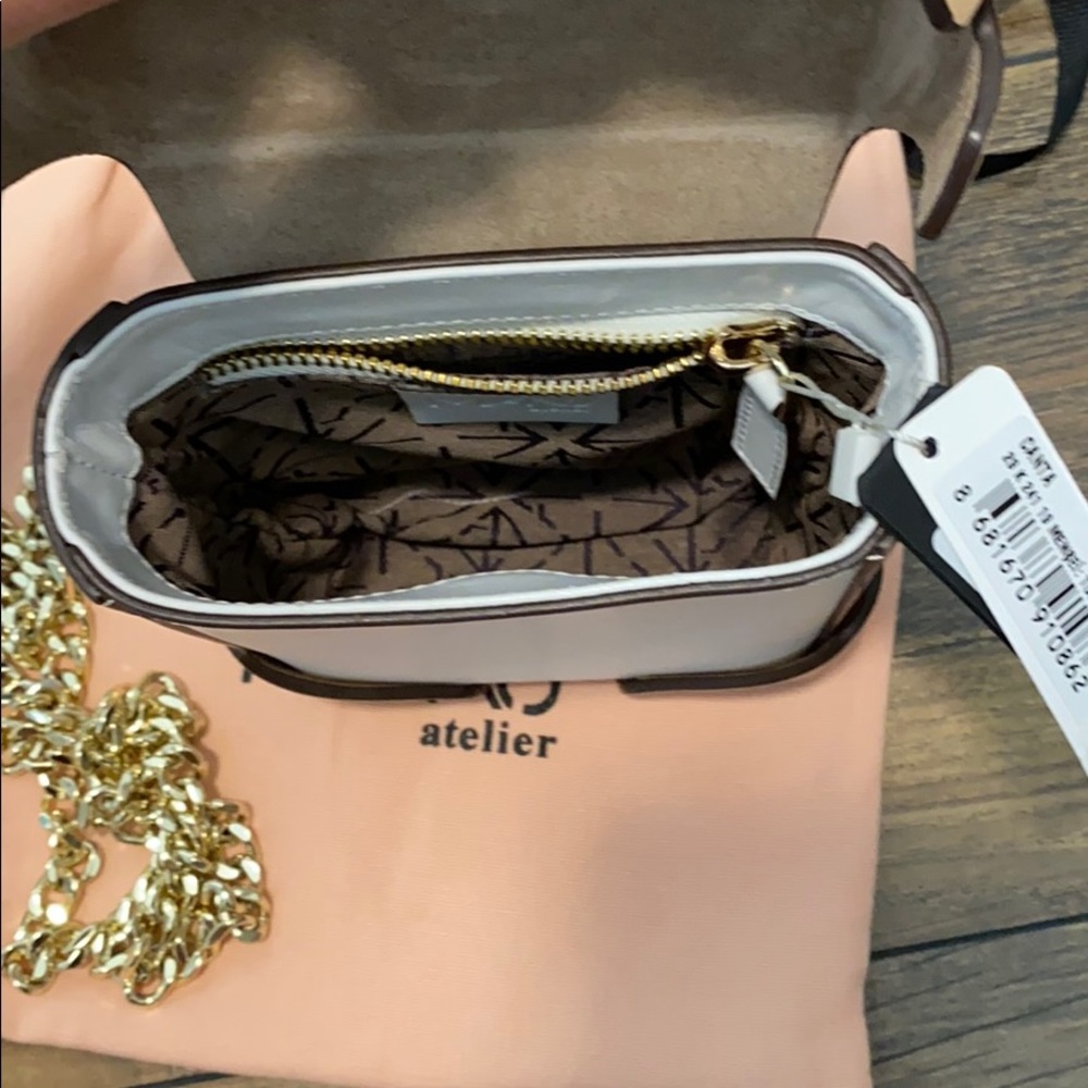 MANU ATELIER Micro Pristine Leather Shoulder Bag - Picture 3 of 12